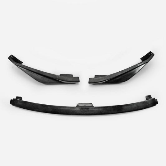 For Nissan 09-12 370Z Z34 Zenki Early Model Jdm Front Bumper Lip 3Pcs (Pre-Facelift) Chin Splitter Spoiler Fiber Glass Body Kits Kazento Carbon Parts 车身侧板 370Z-FL-3PCS-EA-FRP