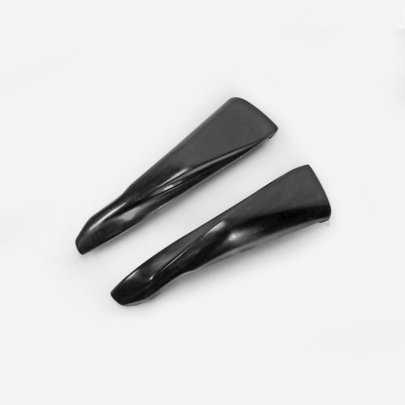 For Nissan 09-12 370Z Z34 Zenki Early Model Jdm Front Bumper Lip 3Pcs (Pre-Facelift) Chin Splitter Spoiler Partial Carbon Fiber(Mid Piece) Body Kits