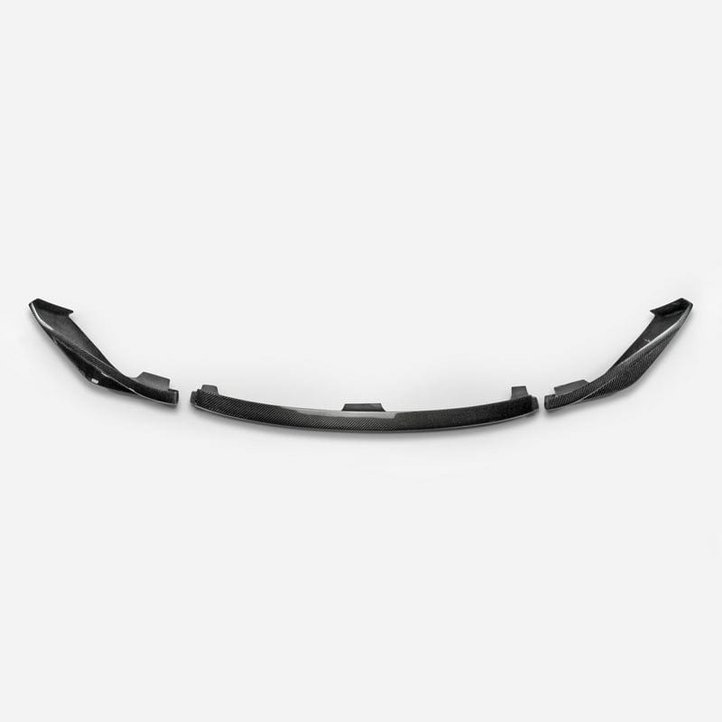 For Nissan 09-12 370Z Z34 Zenki Early Model Jdm Front Bumper Lip Chin Splitter Spoiler 3Pcs (Pre-Facelift) Carbon Fiber Body Kits