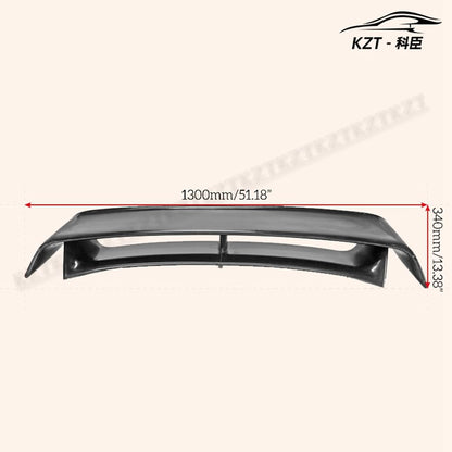 For Nissan 09-18 370Z Z34 NIS2 Style Rear Spoiler Fiber Glass Universal Wing For Car, Vehicle, Black Body Parts Kits