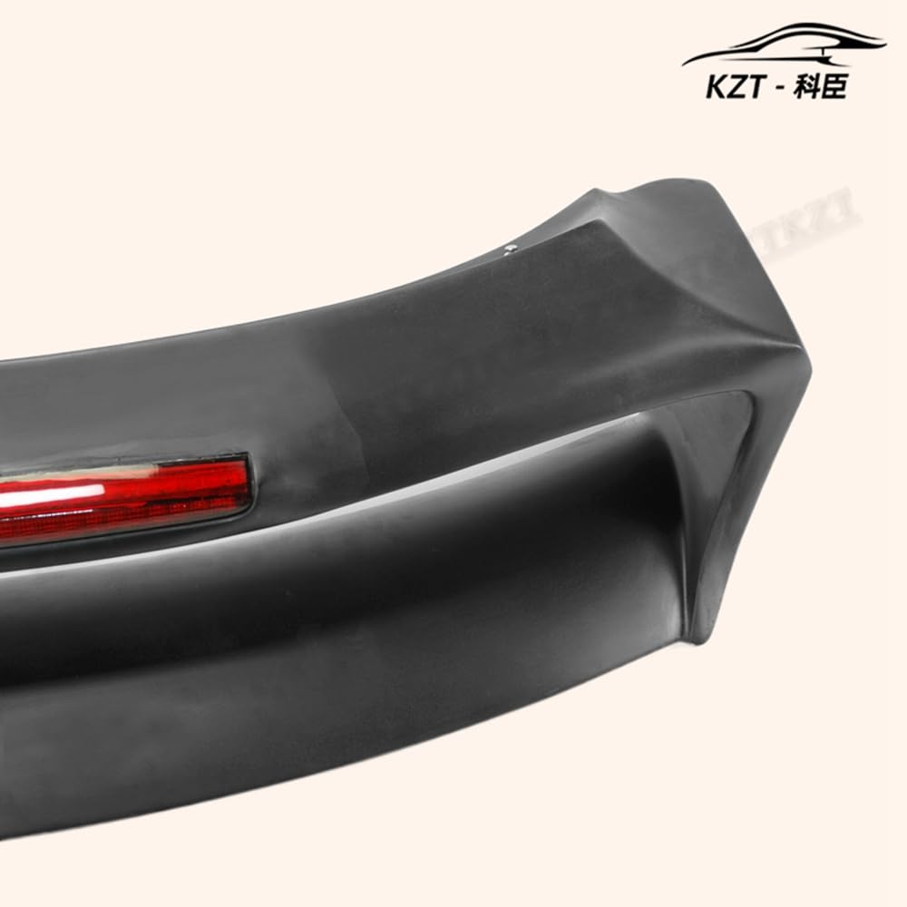 For Nissan 09 onwards 370Z Z34 AM Style Rear Wing (With brake lights) Fiber Glass Universal Wing For Car, Vehicle, Black Body Parts Kits Kazento Carbon Parts 车身侧板 370Z-RS-AM-FRP