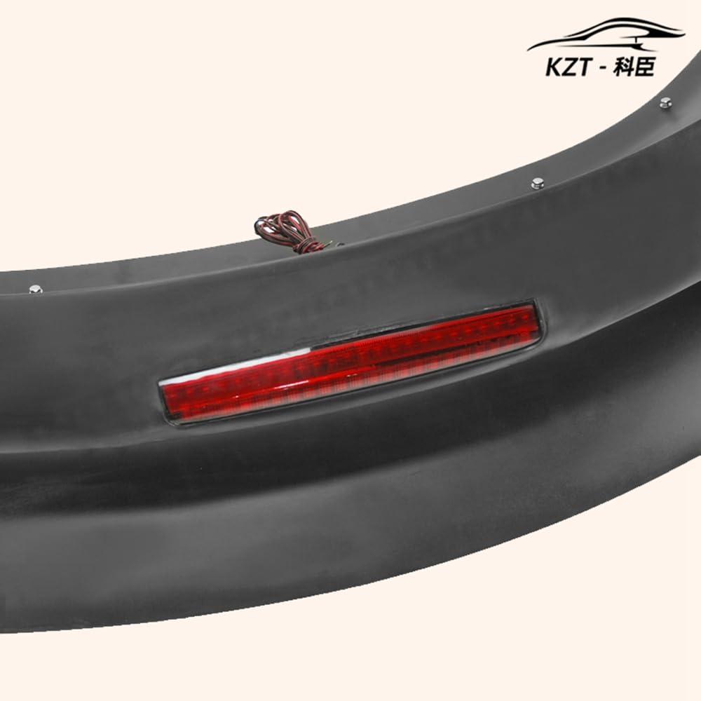 For Nissan 09 onwards 370Z Z34 AM Style Rear Wing (With brake lights) Fiber Glass Universal Wing For Car, Vehicle, Black Body Parts Kits Kazento Carbon Parts 车身侧板 370Z-RS-AM-FRP