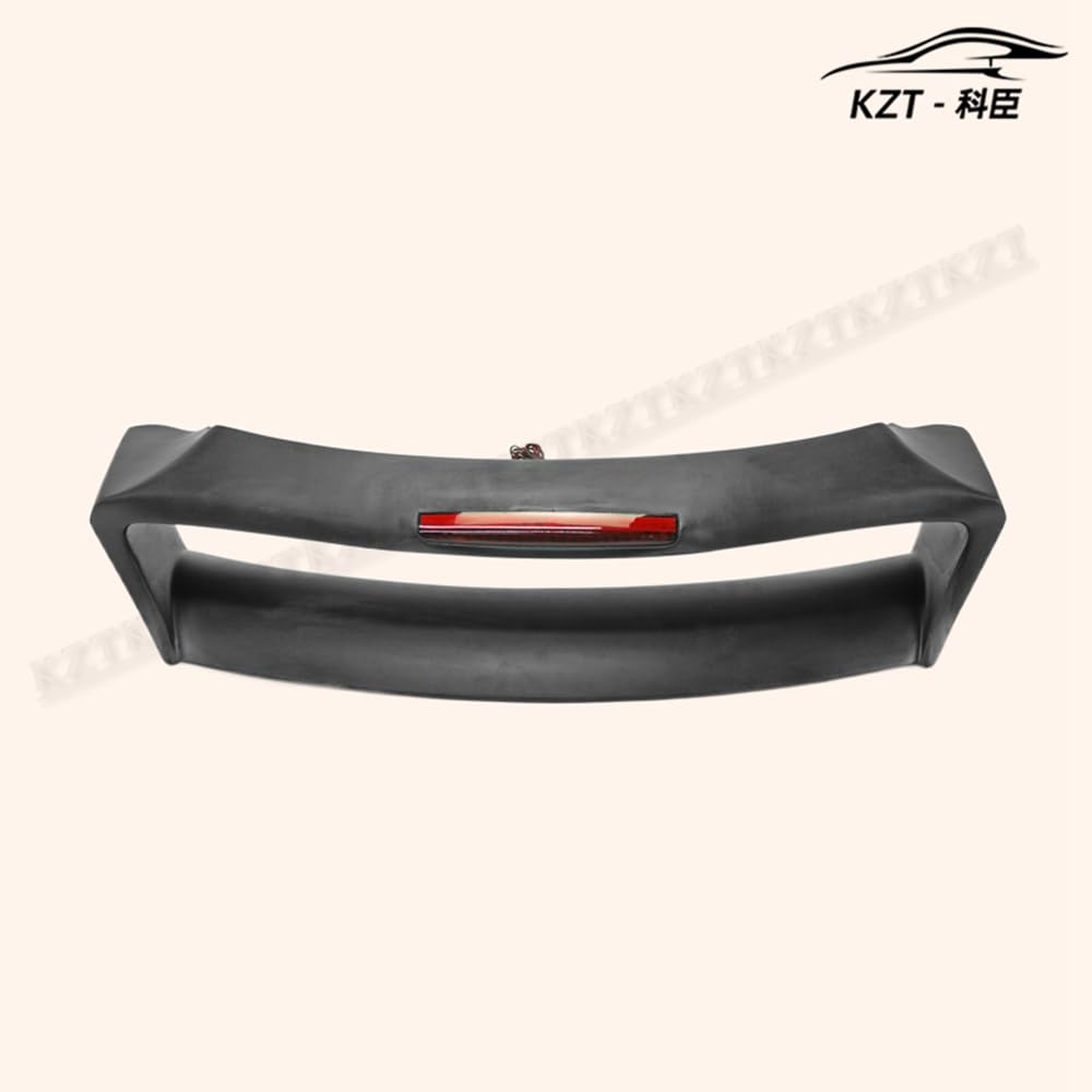 For Nissan 09 onwards 370Z Z34 AM Style Rear Wing (With brake lights) Fiber Glass Universal Wing For Car, Vehicle, Black Body Parts Kits Kazento Carbon Parts 车身侧板 370Z-RS-AM-FRP