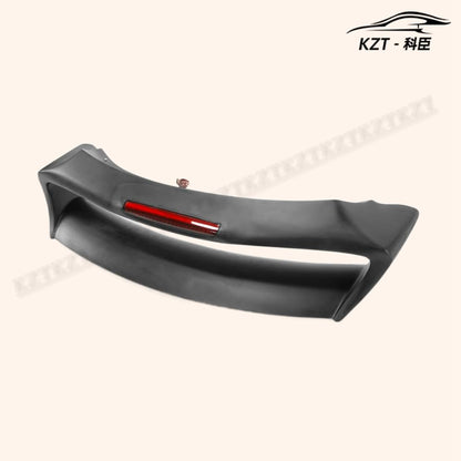 For Nissan 09 onwards 370Z Z34 AM Style Rear Wing (With brake lights) Fiber Glass Universal Wing For Car, Vehicle, Black Body Parts Kits