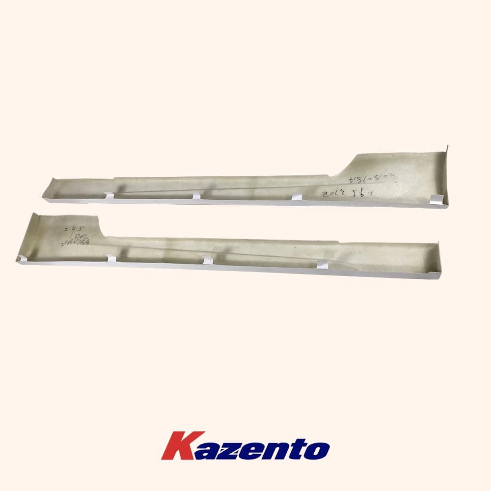 For Nissan 09 Onwards 370Z Z34 Am Type Side Skirt Rocker Panels Side Part Fiber Glass Body Kit Replacement Kazento Carbon Parts 车身侧板 370Z-SS-AM-FRP