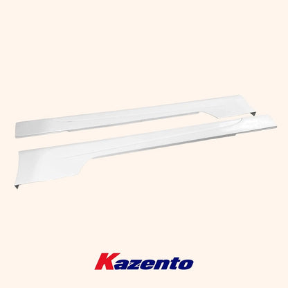 For Nissan 09 Onwards 370Z Z34 Am Type Side Skirt Rocker Panels Side Part Fiber Glass Body Kit Replacement Kazento Carbon Parts 车身侧板 370Z-SS-AM-FRP