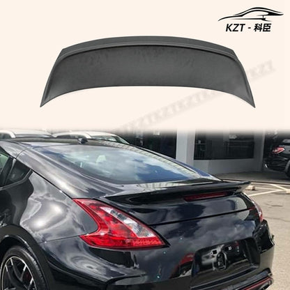 For Nissan 09 onwards 370Z Z34 NIS Style Rear Trunk Spoiler Fiber Glass Universal Wing For Car, Vehicle, Black Body Parts Kits