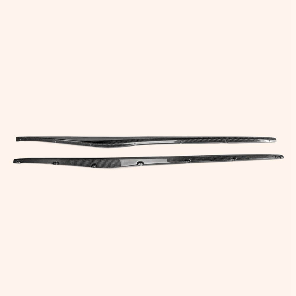 For Nissan 09 Onwards 370Z Z34 Side Skirt Step Extesion Rocker Panels Side Part Carbon Fiber Body Kit Replacement Kazento Carbon Parts 车身侧板 370Z-SSX-STEP-CF