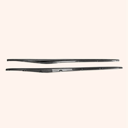 For Nissan 09 Onwards 370Z Z34 Side Skirt Step Extesion Rocker Panels Side Part Carbon Fiber Body Kit Replacement Kazento Carbon Parts 车身侧板 370Z-SSX-STEP-CF
