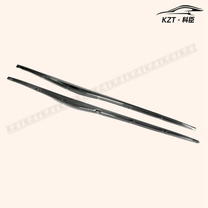 For Nissan 09 Onwards 370Z Z34 Side Skirt Step Extesion Rocker Panels Side Part Carbon Fiber Body Kit Replacement