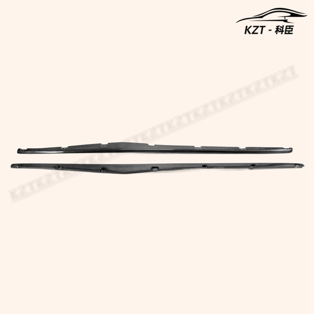 For Nissan 09 Onwards 370Z Z34 Side Skirt Step Extesion Rocker Panels Side Part Carbon Fiber Body Kit Replacement