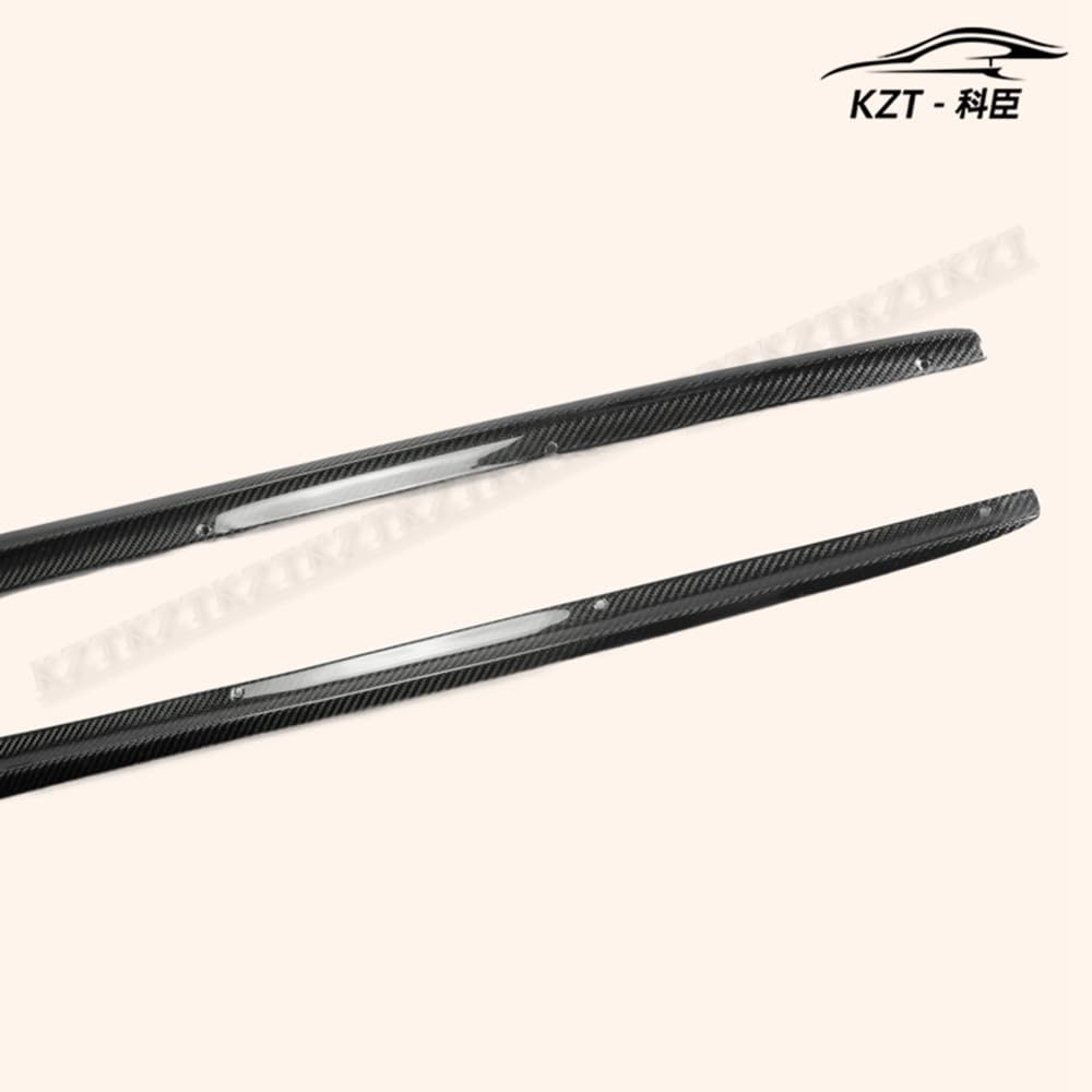 For Nissan 09 Onwards 370Z Z34 Side Skirt Step Extesion Rocker Panels Side Part Carbon Fiber Body Kit Replacement