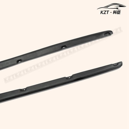 For Nissan 09 Onwards 370Z Z34 Side Skirt Step Extesion Rocker Panels Side Part Fiber Glass Body Kit Replacement