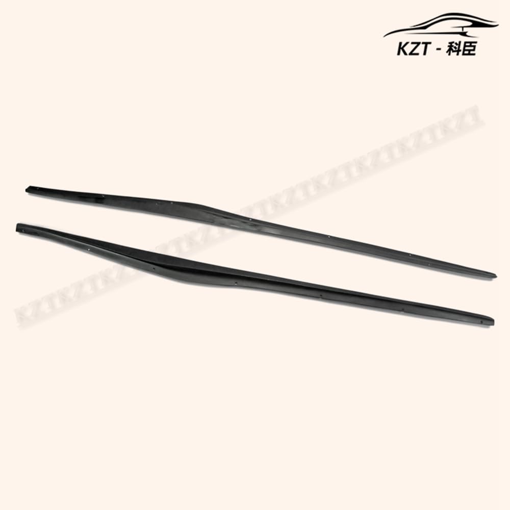 For Nissan 09 Onwards 370Z Z34 Side Skirt Step Extesion Rocker Panels Side Part Fiber Glass Body Kit Replacement