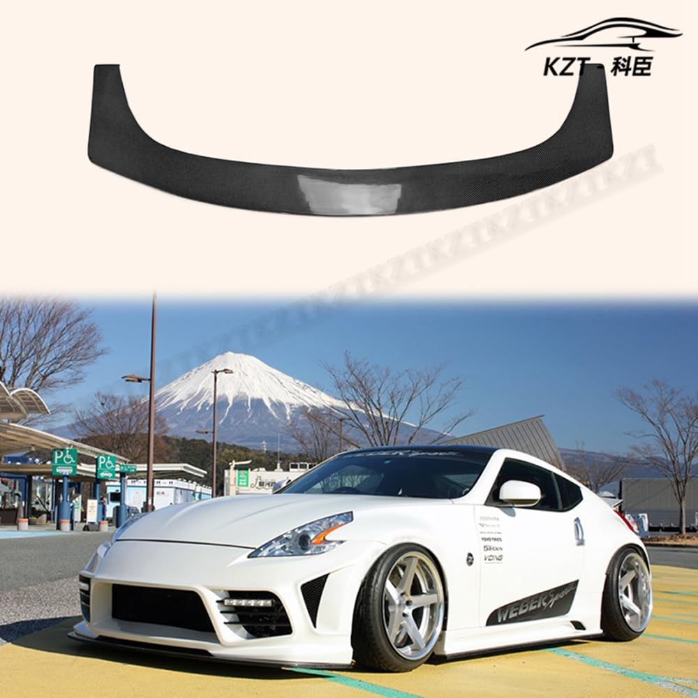 For Nissan 09 Onwards 370Z Z34 Wbs Style Front Bumper Lip Chin Splitter Spoiler Carbon Fiber Body Kits