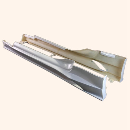 For Nissan 09 Onwards 370Z Z34 Wbs Style Side Skirt Rocker Panels Side Part Fiber Glass Body Kit Replacement