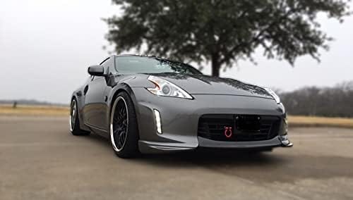 For Nissan 12 Onwards 370Z Z34 Kouki Late Model Jdm Front Bumper Lip 3Pcs (Facelift) Chin Splitter Spoiler Fiber Glass Body Kits