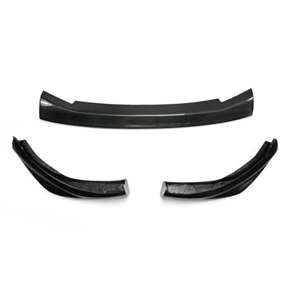 For Nissan 12 Onwards 370Z Z34 Kouki Late Model Jdm Front Bumper Lip 3Pcs (Facelift) Chin Splitter Spoiler Partial Carbon Fiber(Mid Piece) Body Kits Kazento Carbon Parts 车身侧板 Partial Carbon Fiber （Vent Carbon） 370Z-FL-3PCS-LATE-P25
