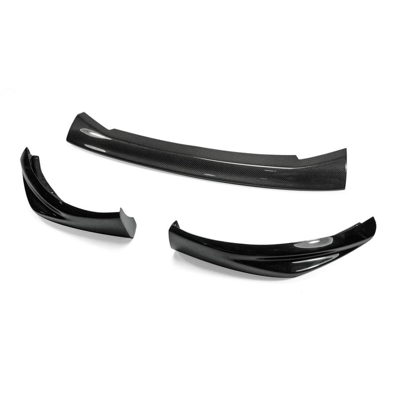 For Nissan 12 Onwards 370Z Z34 Kouki Late Model Jdm Front Bumper Lip 3Pcs (Facelift) Chin Splitter Spoiler Partial Carbon Fiber(Mid Piece) Body Kits Kazento Carbon Parts 车身侧板 Partial Carbon Fiber （Vent Carbon） 370Z-FL-3PCS-LATE-P25