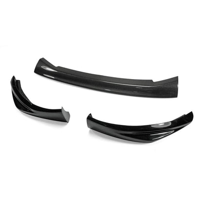 For Nissan 12 Onwards 370Z Z34 Kouki Late Model Jdm Front Bumper Lip 3Pcs (Facelift) Chin Splitter Spoiler Partial Carbon Fiber(Mid Piece) Body Kits Kazento Carbon Parts 车身侧板 Partial Carbon Fiber （Vent Carbon） 370Z-FL-3PCS-LATE-P25