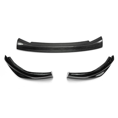 For Nissan 12 Onwards 370Z Z34 Kouki Late Model Jdm Front Bumper Lip 3Pcs (Facelift) Chin Splitter Spoiler Partial Carbon Fiber(Mid Piece) Body Kits Kazento Carbon Parts 车身侧板 Partial Carbon Fiber （Vent Carbon） 370Z-FL-3PCS-LATE-P25