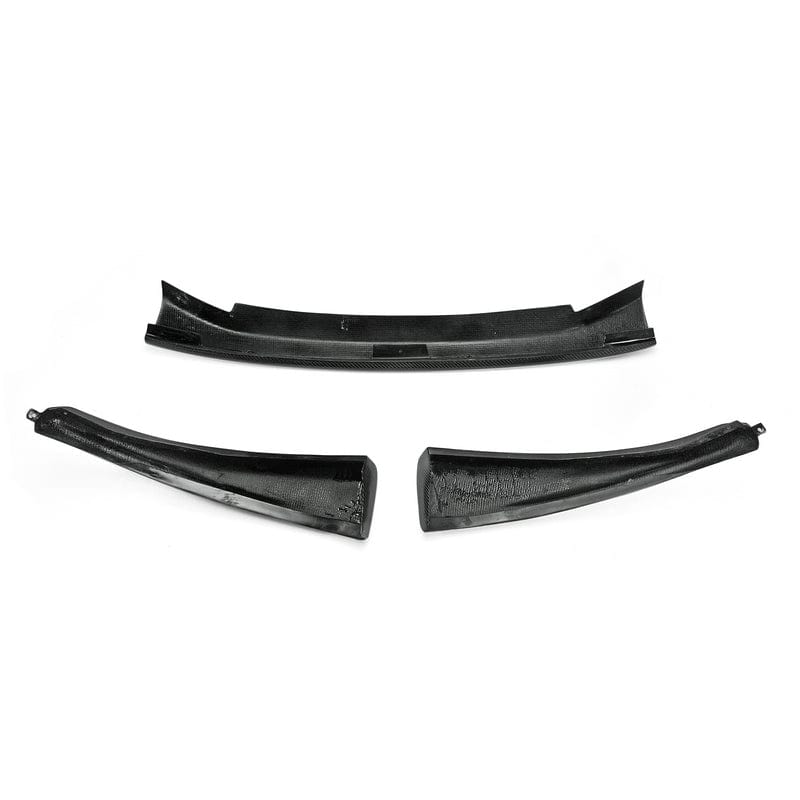 For Nissan 12 Onwards 370Z Z34 Kouki Late Model Jdm Front Bumper Lip Chin Splitter Spoiler 3Pcs (Facelift) Carbon Fiber Body Kits Kazento Carbon Parts 车身侧板 Carbon Fiber 370Z-FL-3PCS-LATE-CF