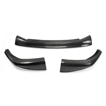 For Nissan 12 Onwards 370Z Z34 Kouki Late Model Jdm Front Bumper Lip Chin Splitter Spoiler 3Pcs (Facelift) Carbon Fiber Body Kits Kazento Carbon Parts 车身侧板 Carbon Fiber 370Z-FL-3PCS-LATE-CF
