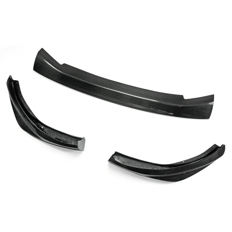 For Nissan 12 Onwards 370Z Z34 Kouki Late Model Jdm Front Bumper Lip Chin Splitter Spoiler 3Pcs (Facelift) Carbon Fiber Body Kits