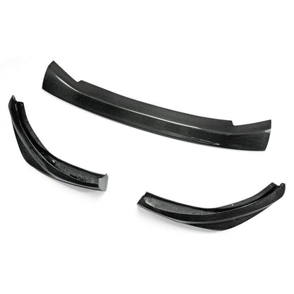 For Nissan 12 Onwards 370Z Z34 Kouki Late Model Jdm Front Bumper Lip Chin Splitter Spoiler 3Pcs (Facelift) Carbon Fiber Body Kits