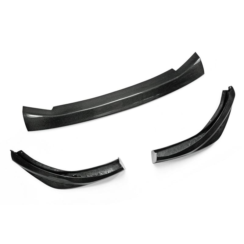 For Nissan 12 Onwards 370Z Z34 Kouki Late Model Jdm Front Bumper Lip Chin Splitter Spoiler 3Pcs (Facelift) Carbon Fiber Body Kits