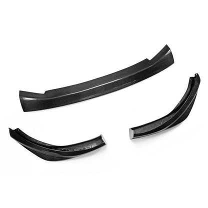 For Nissan 12 Onwards 370Z Z34 Kouki Late Model Jdm Front Bumper Lip Chin Splitter Spoiler 3Pcs (Facelift) Carbon Fiber Body Kits