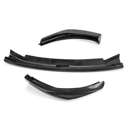 For Nissan 12 Onwards 370Z Z34 Kouki Late Model Jdm Front Bumper Lip Chin Splitter Spoiler 3Pcs (Facelift) Carbon Fiber Body Kits