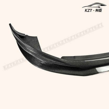 For Nissan 12 Onwards 370Z Z34 Kouki Late Model Vrs Style Style Front Bumper Lip (Facelift) Chin Splitter Spoiler Carbon Fiber Body Kits