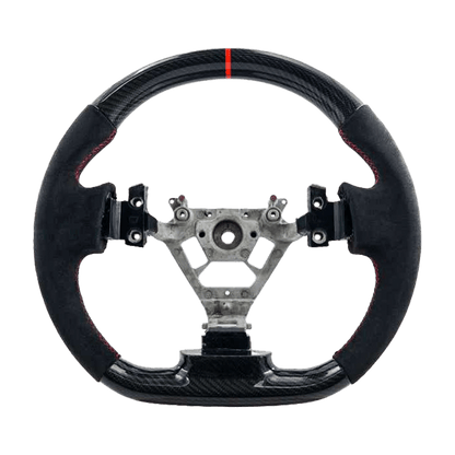 For Nissan 350Z 02-08 Coupe Roaster Carbon D Style Steering Wheel Replacement Kazento Carbon Parts Carbon Fiber 350Z-STEERING-D-CF