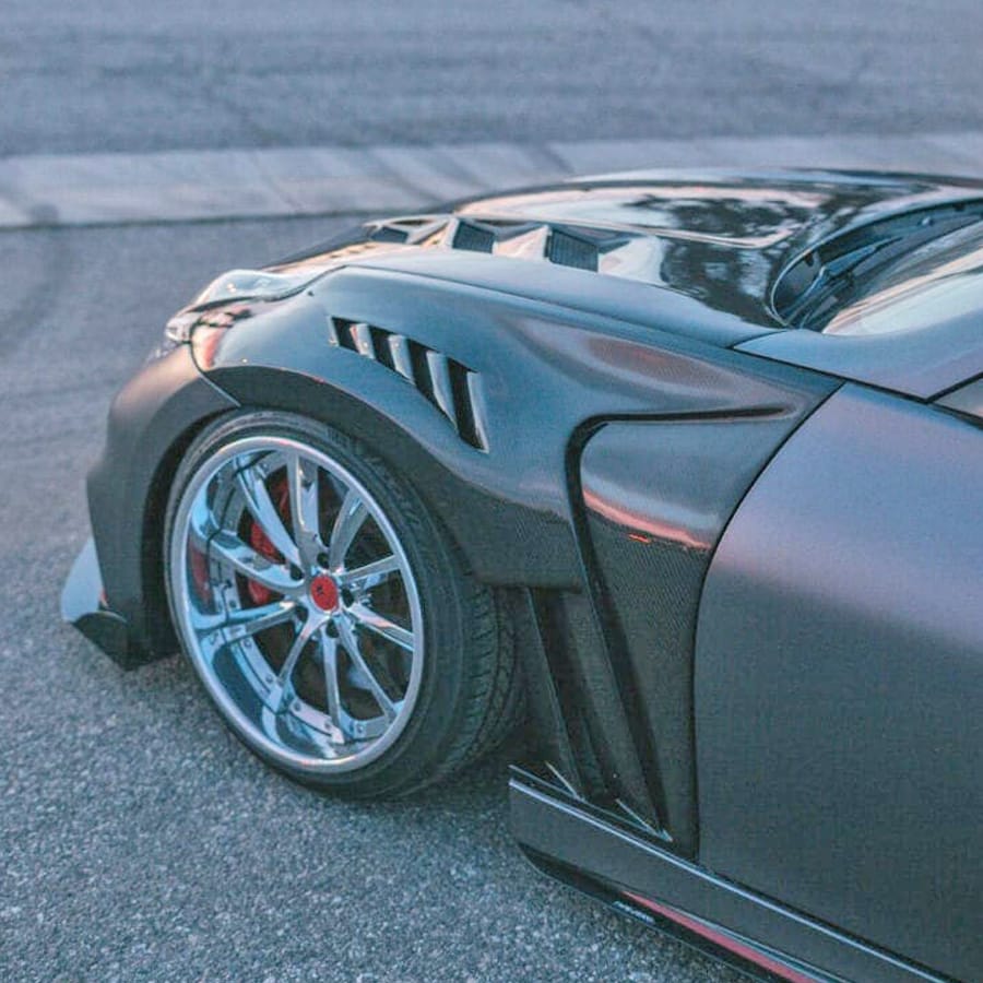 For Nissan 370Z Z34 KZD Front Vented Fender 2009-2019