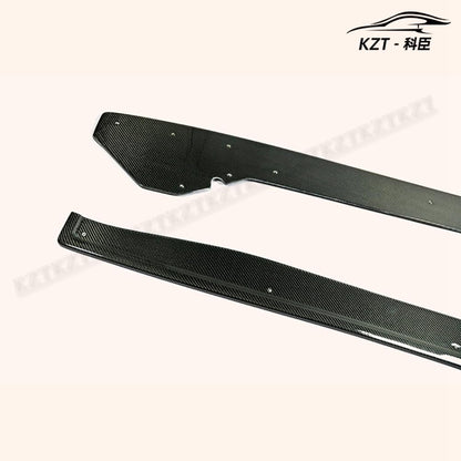 For Nissan Gtr R35 2013 Ver Vrs Style Side Skirt Under Board Rocker Panels Side Part Carbon Fiber Body Kit Replacement Kazento Carbon Parts 车身侧板 R35-SSX-VA-13-CF