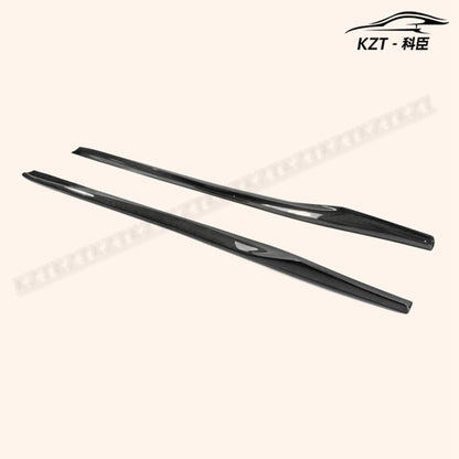 For Nissan Gtr R35 2017 My17 Vrs Style Side Skirt Extension Rocker Panels Side Part Carbon Fiber Body Kit Replacement Kazento Carbon Parts 车身侧板 R35-SSX-VRS-17-CF