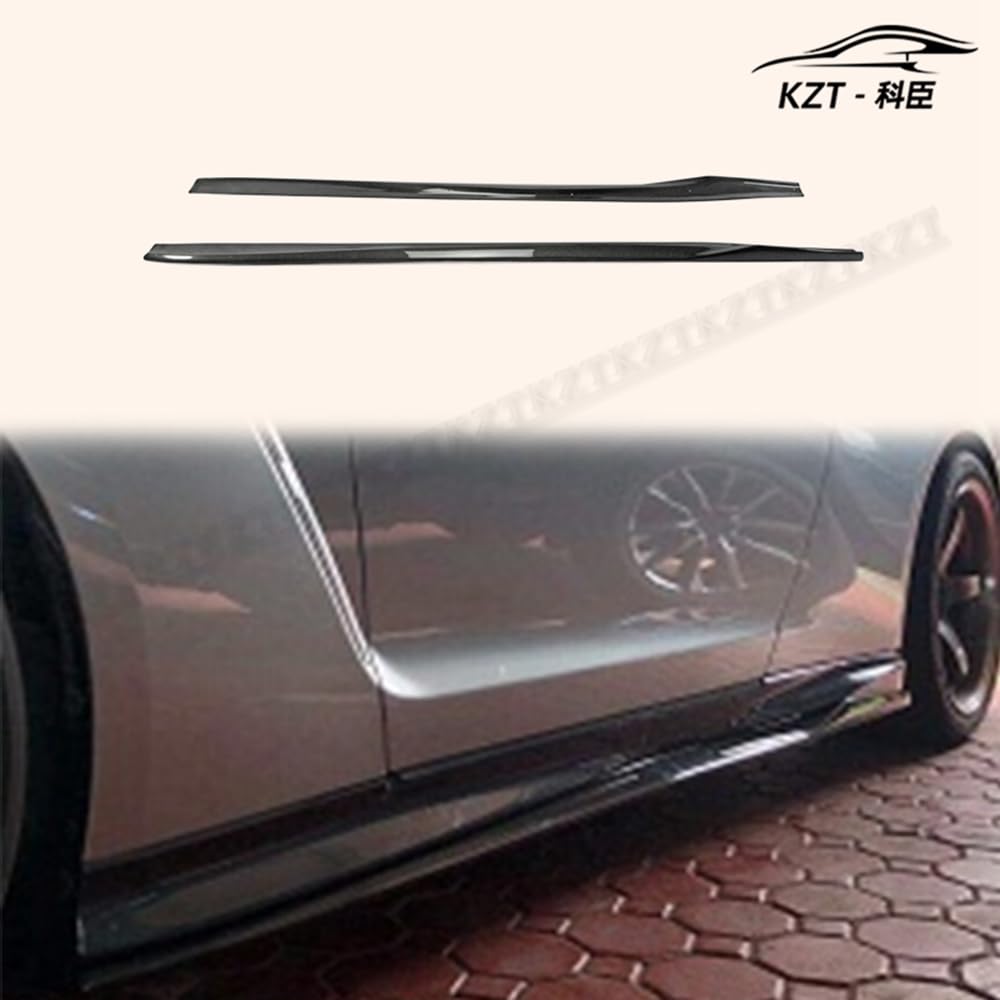 For Nissan Gtr R35 2017 My17 Vrs Style Side Skirt Extension Rocker Panels Side Part Carbon Fiber Body Kit Replacement