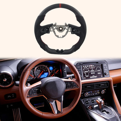 For Nissan GTR R35 4BA 2017-23 Carbon Fiber D Style Steering Wheel Replacement