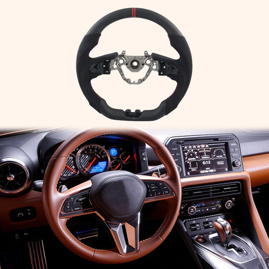 For Nissan GTR R35 4BA 2017-23 Carbon Fiber D Style Steering Wheel Replacement