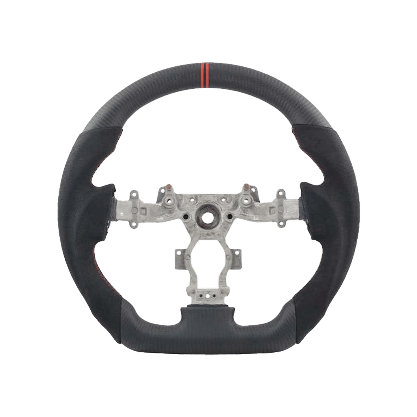 For Nissan GTR R35 CBA DBA 07-16 Matte Carbon D Style Steering Wheel Replacement Kazento Carbon Parts Carbon Fiber R350716-STEERING-D-MCF