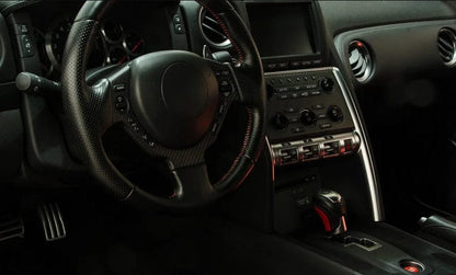 For Nissan GTR R35 CBA DBA 07-16 Matte Carbon D Style Steering Wheel Replacement