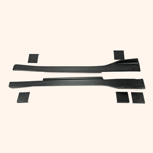 For Nissan Gtr R35 Cba Dba Lbv2 Style Side Skirts With 6Pcs Panels Rocker Panels Side Part Fiber Glass Body Kit Replacement\