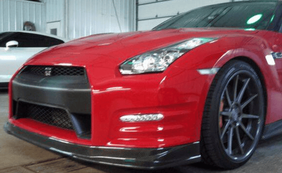 For Nissan GTR R35 DBA K Style Front Bumper Lip 2012-2016