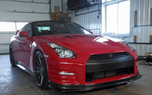 For Nissan GTR R35 DBA K Style Front Bumper Lip 2012-2016