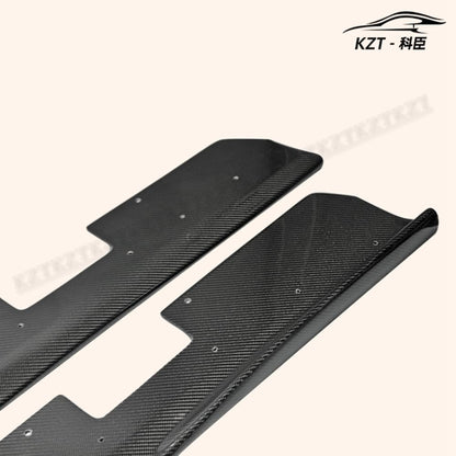 For Nissan Gtr R35 Vrs Style Side Skirt Under Board(For Oem Side Skirt) Rocker Panels Side Part Carbon Fiber Body Kit Replacement Kazento Carbon Parts 车身侧板 R35-SSX-VA-OESKIRT-CF