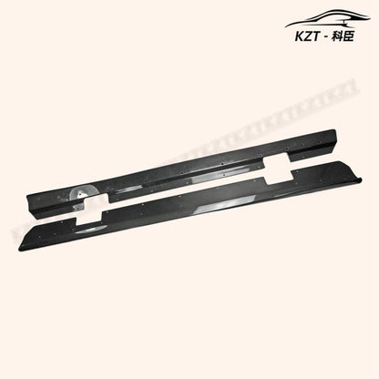 For Nissan Gtr R35 Vrs Style Side Skirt Under Board(For Oem Side Skirt) Rocker Panels Side Part Carbon Fiber Body Kit Replacement Kazento Carbon Parts 车身侧板 R35-SSX-VA-OESKIRT-CF