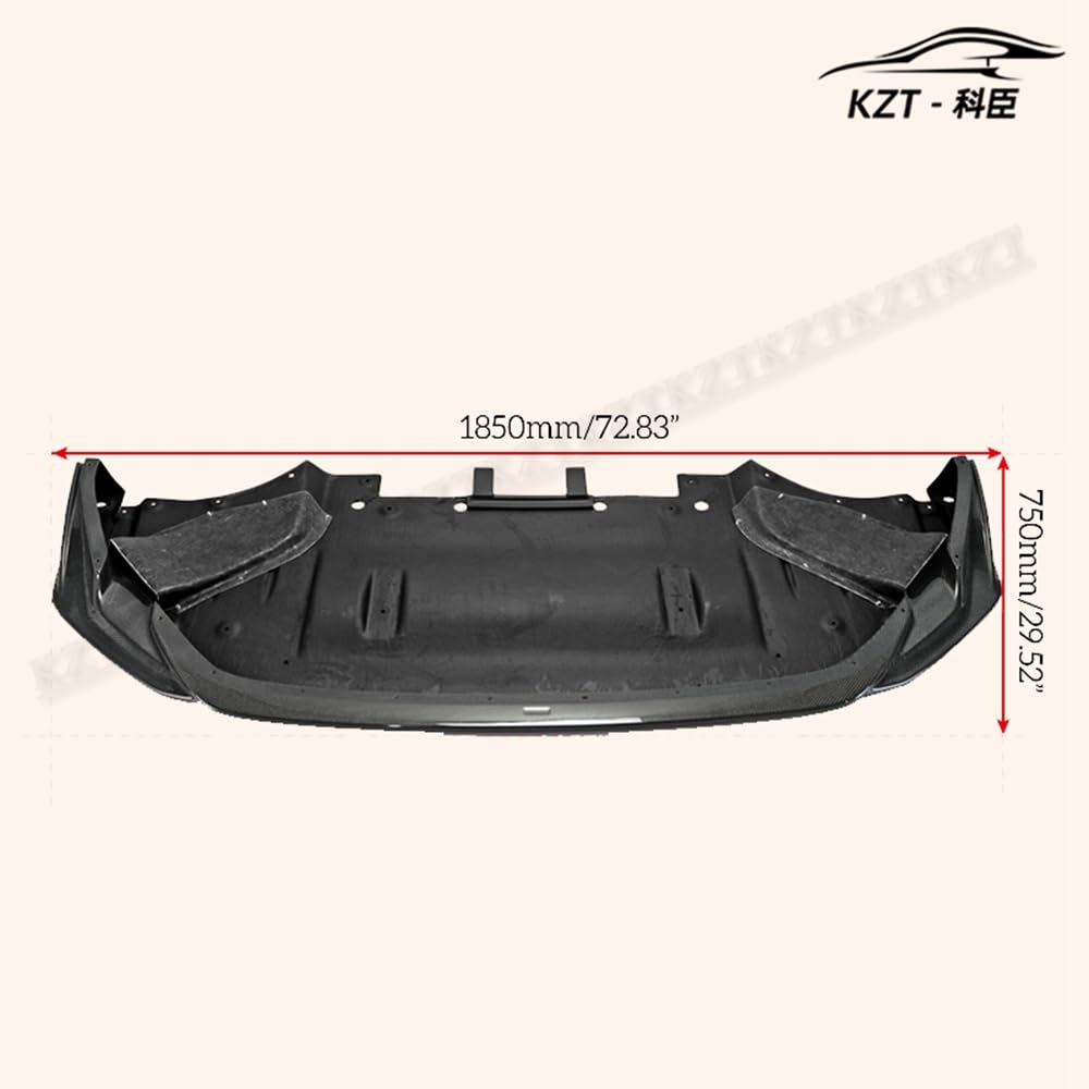 For Nissan My17 R35 Gtr Ts Style Front Diffuser Bumper Lip(Only Use With Ts Style Front Bumper) Chin Splitter Spoiler Carbon Fiber Body Kits Kazento Carbon Parts 车身侧板 R35-FL-TS-17-CF