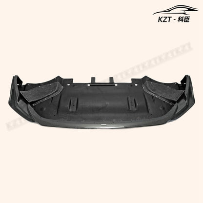 For Nissan My17 R35 Gtr Ts Style Front Diffuser Bumper Lip(Only Use With Ts Style Front Bumper) Chin Splitter Spoiler Carbon Fiber Body Kits Kazento Carbon Parts 车身侧板 R35-FL-TS-17-CF