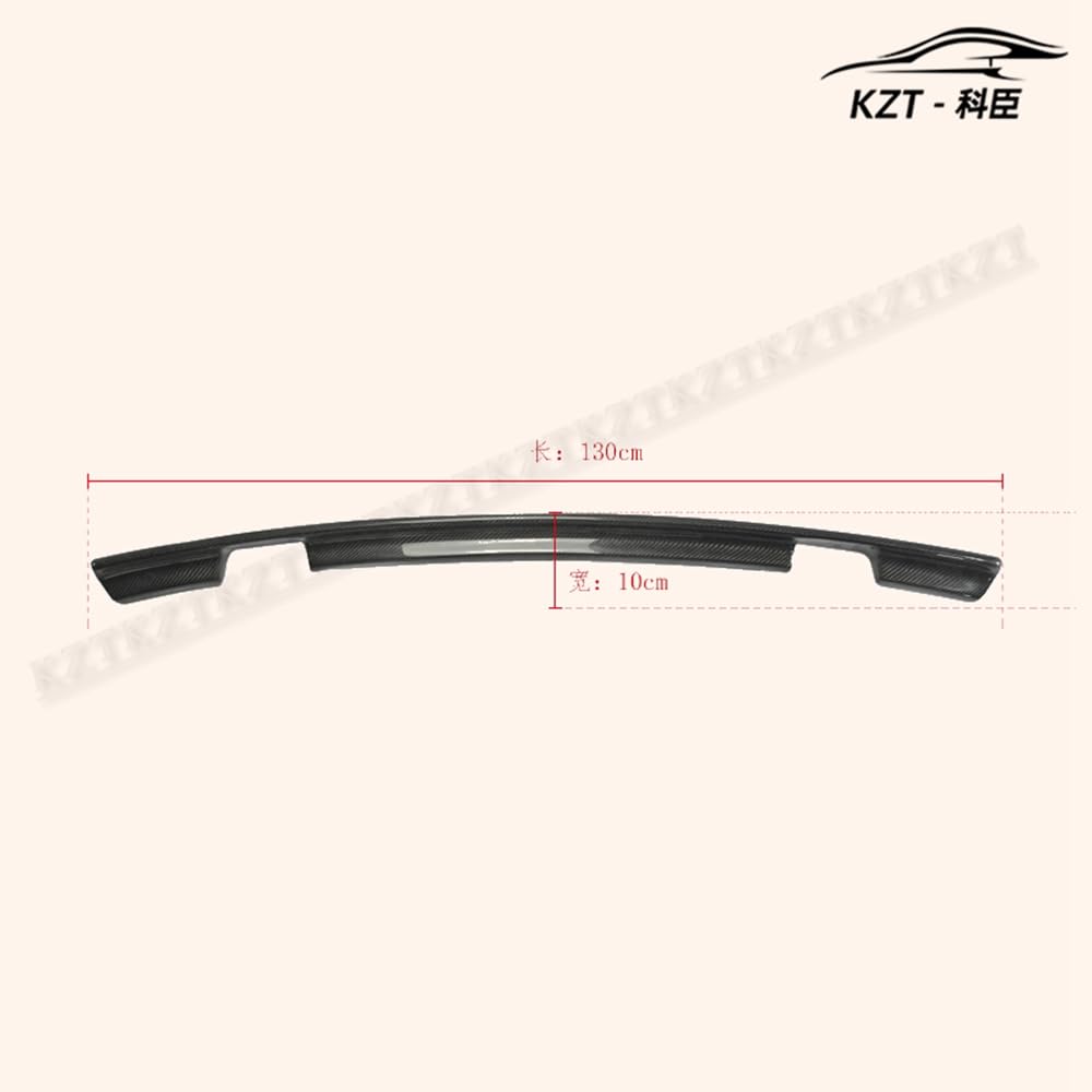 For Nissan R34 Gtr Ni Style Rear Lip Spoiler Frp (Can Fit With The Gtr High Level Spoiler) Carbon Fiber Car Body Parts Kits Kazento Carbon Parts 车身侧板 R34-RS-NI-YA-CF